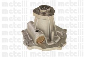 METELLI 24-0609 Water pump with seal ring, Mechanical, Brass, for v-ribbed belt use