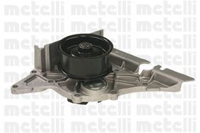 METELLI 24-0618A Water pump with seal, Mechanical, Grey Cast Iron, Water Pump Pulley Ø: 73,8 mm, for toothed belt drive