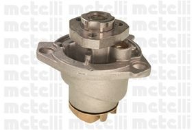 METELLI 24-0658 Water pump with seal ring, Mechanical, Brass, for v-ribbed belt use