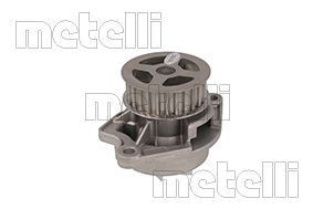 METELLI 24-0674 Water pump Number of Teeth: 27, with seal, Mechanical, Metal, Water Pump Pulley Ø: 67,288 mm, for timing belt drive