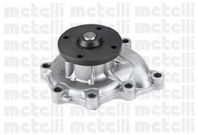 METELLI 24-0816 Water pump with seal, Mechanical, Metal, for v-ribbed belt use