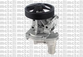 METELLI 24-0832 Water pump with seal, with lid, Mechanical, Metal, Water Pump Pulley Ø: 130 mm, for v-ribbed belt use