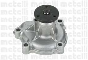 METELLI 24-0834 Water pump with seal, Mechanical, Metal, for v-ribbed belt use