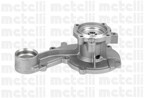 24-0858 METELLI Water pumps CHRYSLER with seal, Mechanical, Metal, for v-ribbed belt use