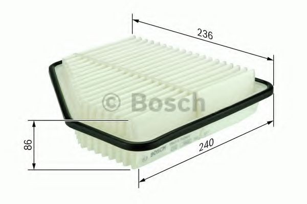 F026400176 Engine air filter BOSCH F 026 400 176 review and test