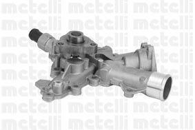 METELLI 24-0958 Water pump with seal, Mechanical, Metal, for v-ribbed belt use