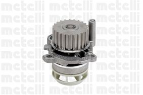 METELLI 24-0980 Water pump Number of Teeth: 23, with seal ring, Mechanical, Plastic, Water Pump Pulley Ø: 56,264 mm, for timing belt drive