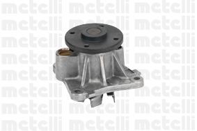 METELLI 24-0986 Water pump with seal, Mechanical, Metal, for v-ribbed belt use