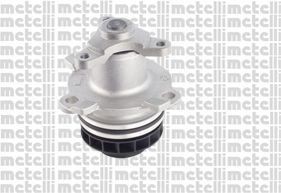 24-1037 METELLI Water pumps OPEL with seal ring, Mechanical, Plastic, for v-ribbed belt use