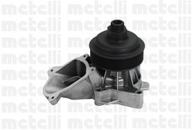 METELLI 24-1046 Water pump with seal, Mechanical, Grey Cast Iron, Water Pump Pulley Ø: 95 mm, for v-ribbed belt use