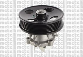 METELLI 24-1083 Water pump with seal, Mechanical, Metal, Water Pump Pulley Ø: 116,88 mm, for v-ribbed belt use