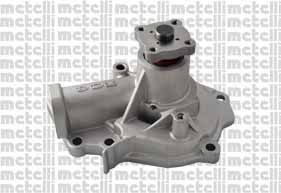 METELLI 24-1106 Water pump with seal, Mechanical, Metal, for v-ribbed belt use