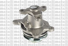 METELLI 24-1185 Water pump with seal, Mechanical, Metal, for v-ribbed belt use
