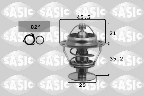 SASIC 3371541 Engine thermostat 133754