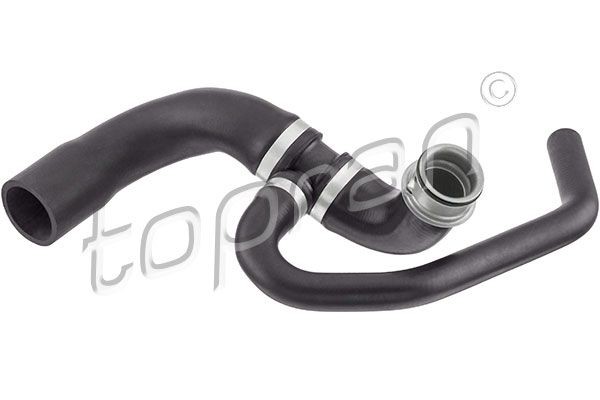 Coolant hose TOPRAN Radiator, Lower Right, Rubber with fabric lining - 408 089