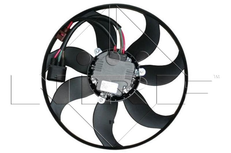 47389 NRF Cooling fan AUDI D1: 360 mm, 12V, 170W, without radiator fan shroud, with control unit