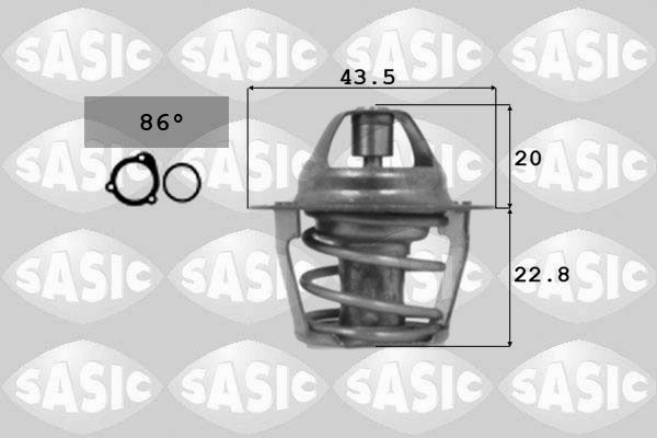 SASIC 9000106 Engine thermostat 95495311
