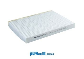 PURFLUX SIP1627 Microfiltro Filtro antipolline, 280 mm x 206 mm x 25 mm