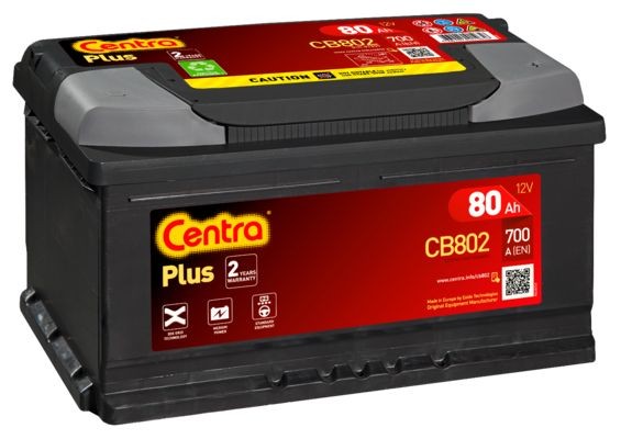 CENTRA CB802 Plus Batterie 12V 70Ah 700A B13 Bleiakkumulator