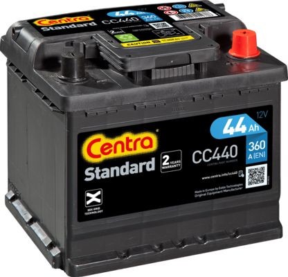 CC440 Accumulator battery CC440 CENTRA 12V 44Ah 360A B13 Lead-acid battery