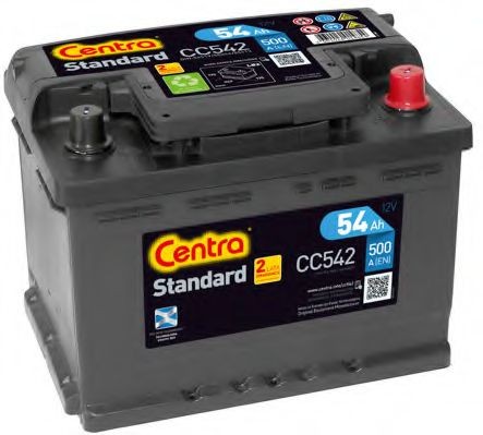 CC542 CENTRA Car battery VW 12V 54Ah 500A B13 Lead-acid battery
