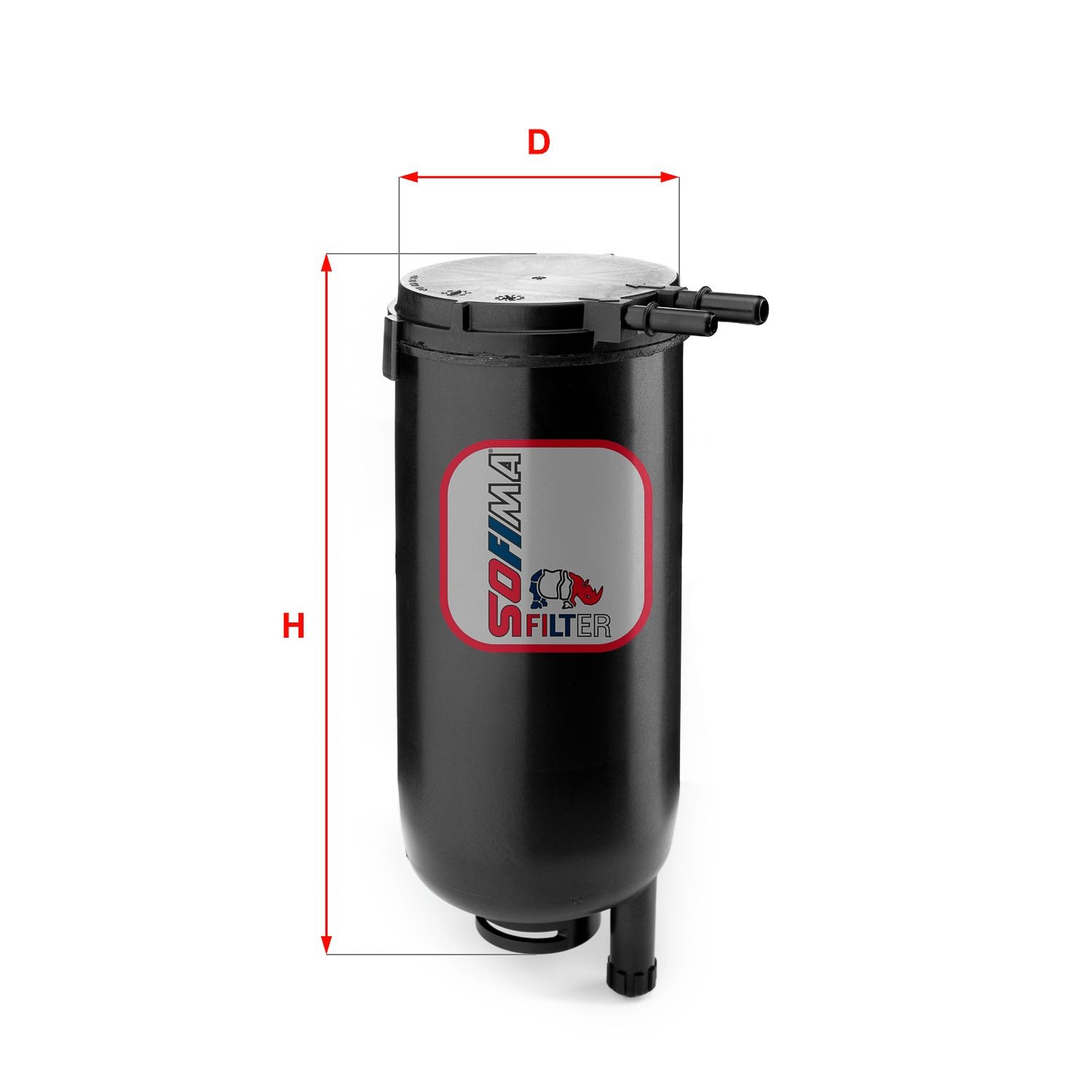 SOFIMA S 1071 B Fuel filter Filter Insert, 9,5mm, 7,9mm