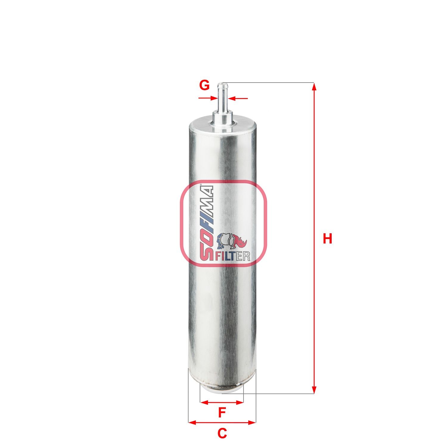 SOFIMA S 1852 B Fuel filter Filter Insert, 36mm, 8mm