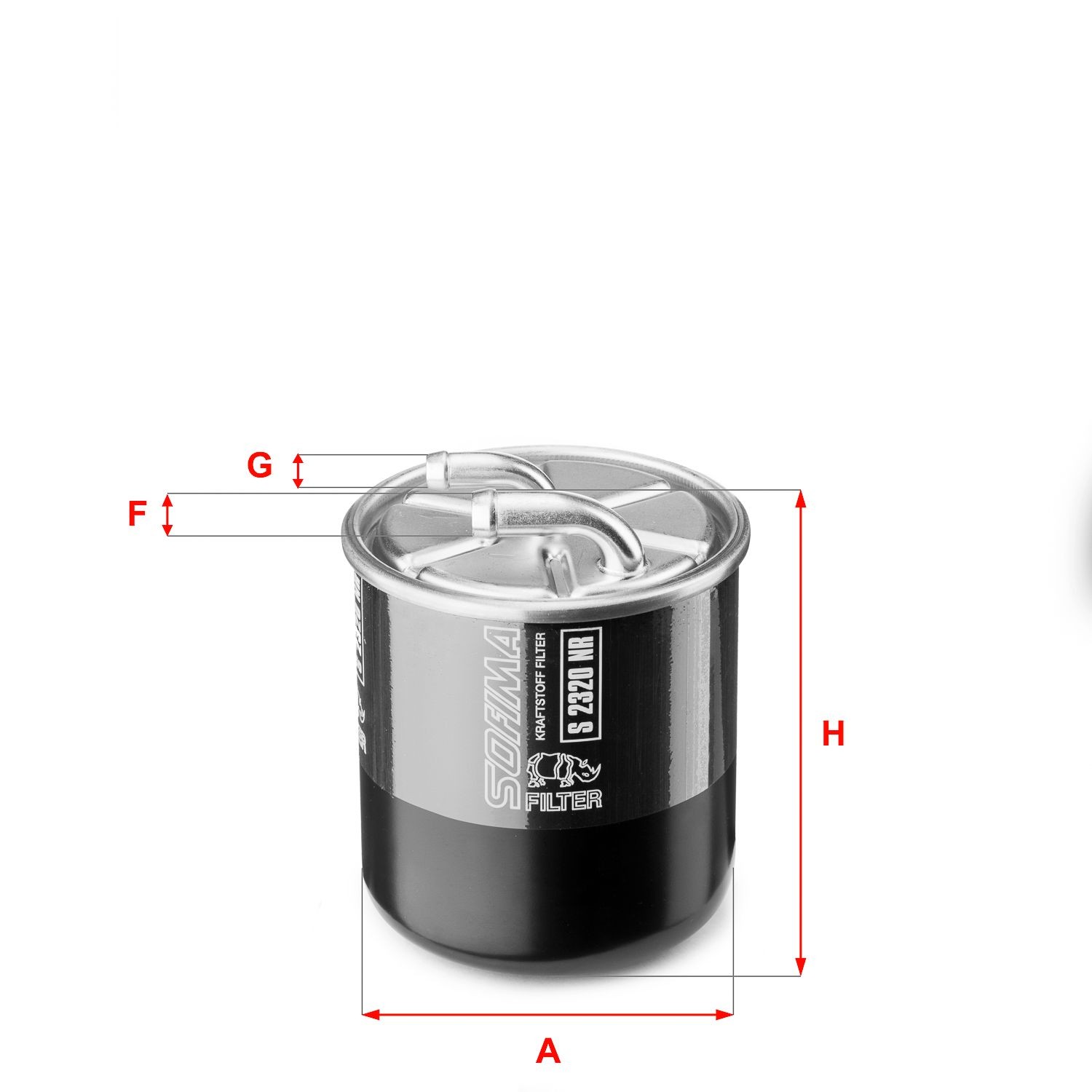 SOFIMA Filter Insert, 10mm, 8mm Height: 119mm Inline fuel filter S 2320 NR buy