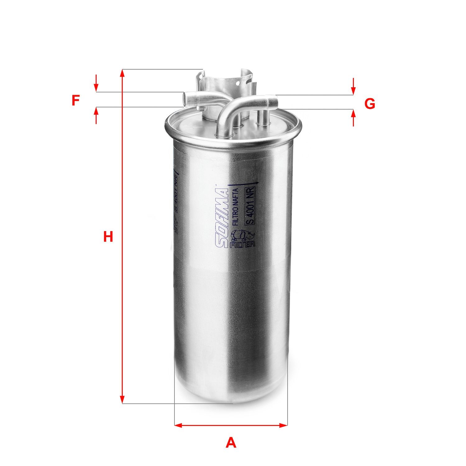 SOFIMA S 4001 NR Fuel filter Filter Insert, 10mm, 10mm