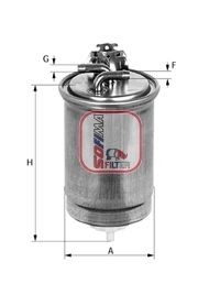 SOFIMA Filter Insert, 8,1mm, 8,1mm Height: 176,5mm Inline fuel filter S 4391 NR buy