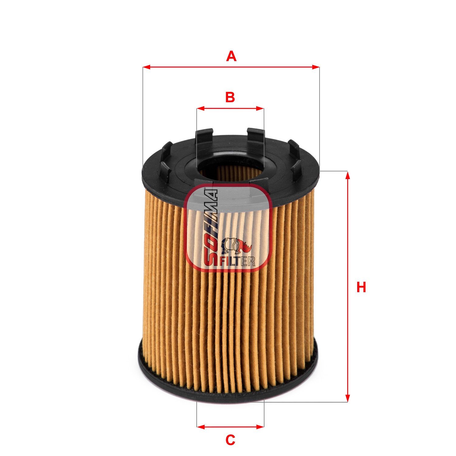 SOFIMA Filter Insert Inner Diameter 2: 26,5mm, Ø: 64,5mm, Height: 83mm Oil filters S 5043 PE buy