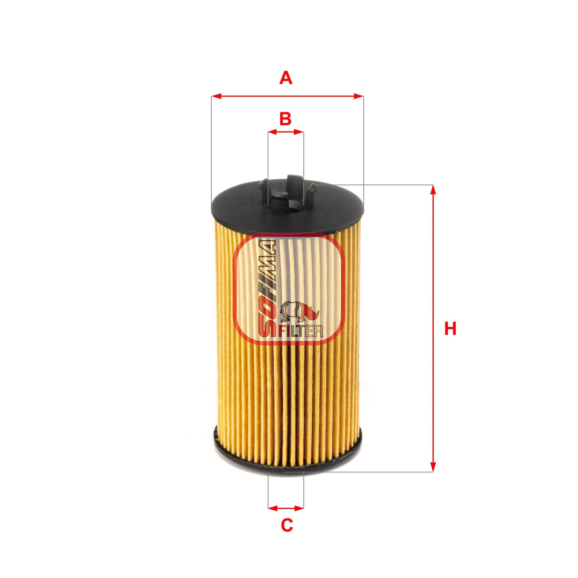 SOFIMA S 5064 PE Oil filter Filter Insert