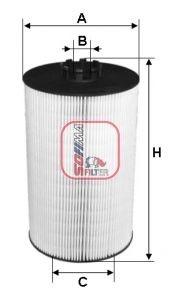 SOFIMA S5097PE Oil filter 2079 6785