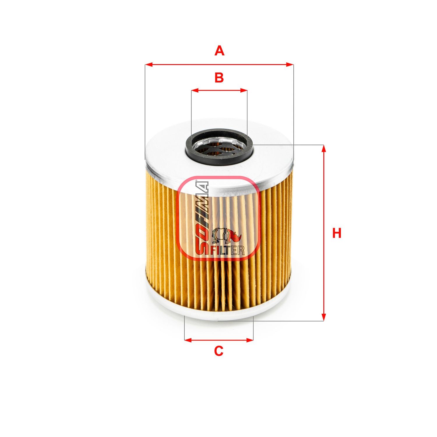 SOFIMA S 5541 PO Oil filter Filter Insert
