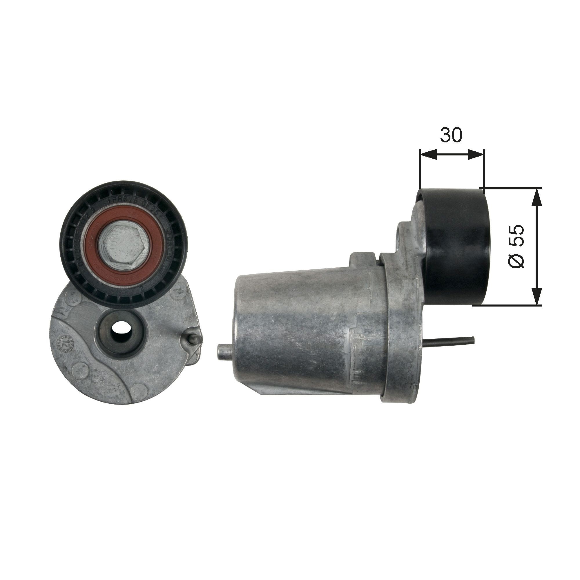 GATES T39226 Tensioner pulley PowerGrip™