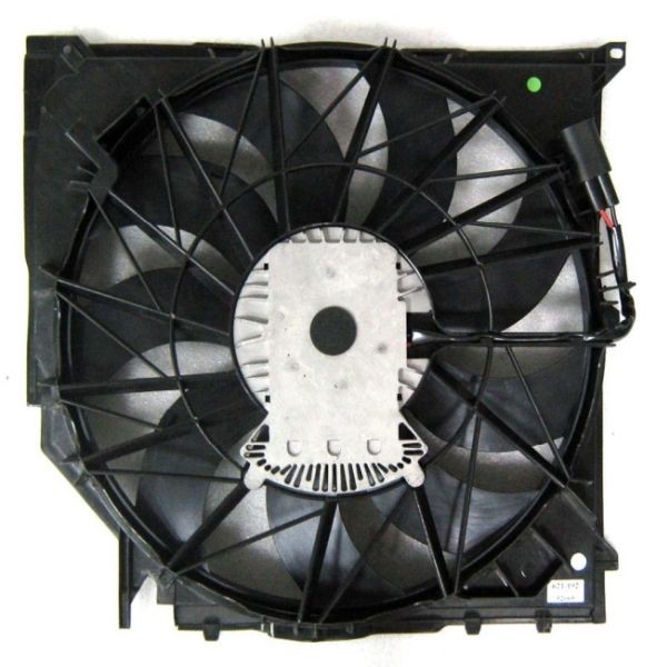 NRF 47672 Fan, radiator D1: 494 mm, 12V, 600W, with radiator fan shroud, Brushless Motor, with control unit