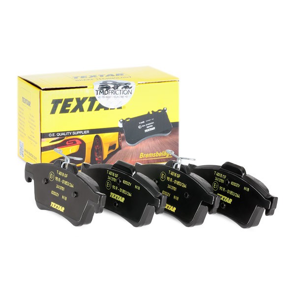 2413701 Disc brake pads TEXTAR 24137 review and test