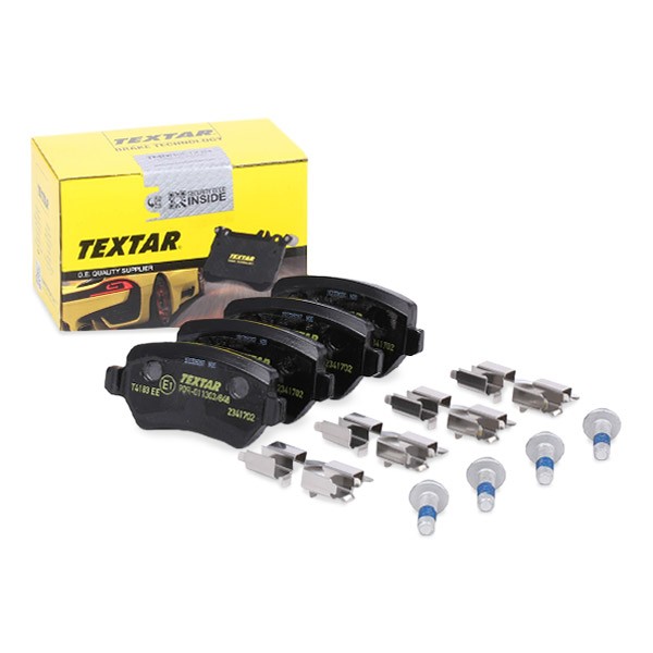 TEXTAR | Комплект спирачно феродо, дискови спирачки 2341702