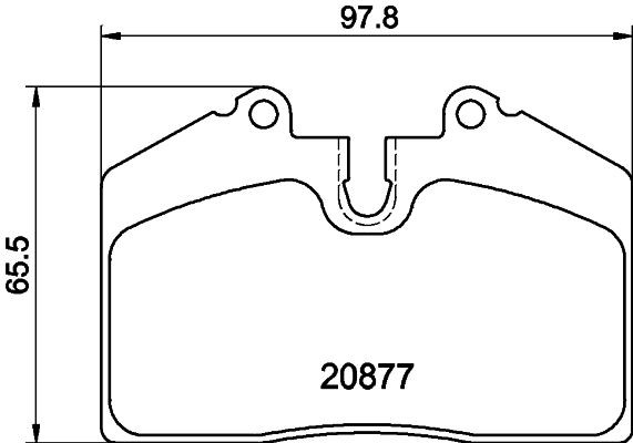 20877 MINTEX prepared for wear indicator Height: 65,7mm, Width: 97,9mm, Thickness: 15,7mm Brake pads MDB1992 buy