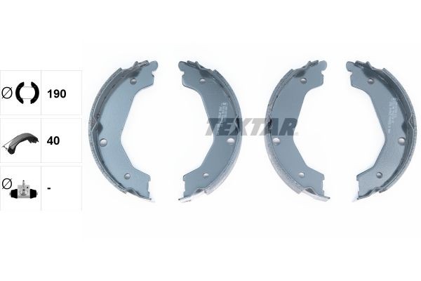 TEXTAR Parking brake pads 91065700 for KIA Sorento jc