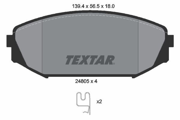 24805 TEXTAR 2480501 Bump stops & Shock absorber dust cover Honda Odyssey RL3 3.5 248 hp Petrol 2008 price
