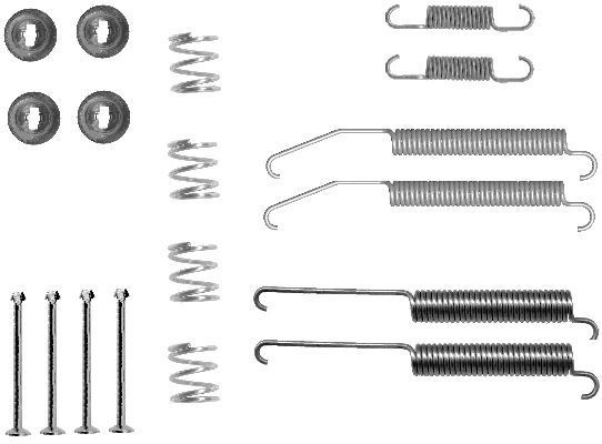 TEXTAR 97031400 Accessory Kit, brake shoes MITSUBISHI experience and price