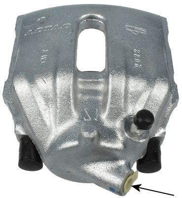 38078800 TEXTAR Brake calipers VOLVO grey, Cast Iron, without holder