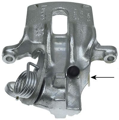 TEXTAR 38035700 Brake caliper grey, Cast Iron, without holder