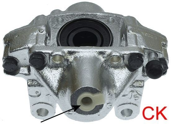 TEXTAR 38035900 Brake caliper grey, Cast Iron, without holder