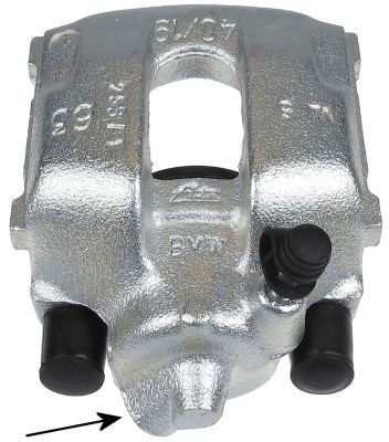 38049600 TEXTAR Brake calipers BMW grey, Cast Iron, without holder