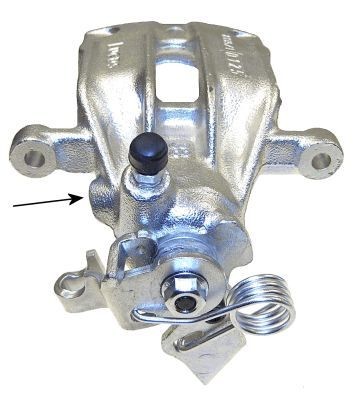 38141000 TEXTAR Brake calipers FIAT grey, Cast Iron, without holder