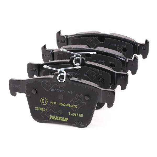 2500801 Disc brake pads Q+ TEXTAR 25010 review and test