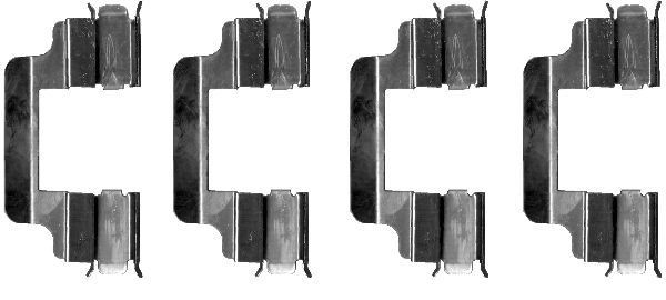 Peugeot 207 Front brake pad fitting kit 7690043 TEXTAR 82055400 online buy