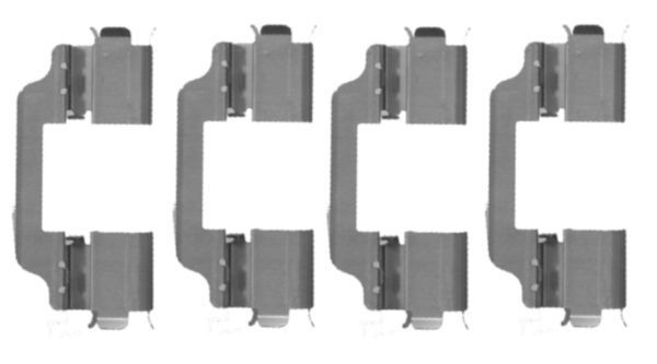 Great value for money - TEXTAR Accessory Kit, disc brake pads 82506500